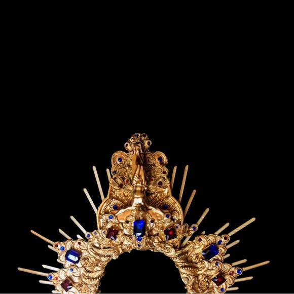 Inverted Cross Hand Made Custom Head Piece - Picture 7 of 9